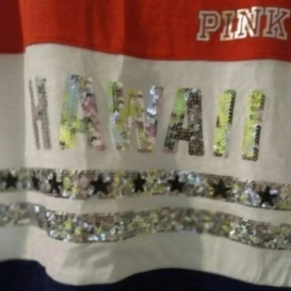 VS PINK bling HAWAII patriotic tank-medium NEW - Picture 2 of 4